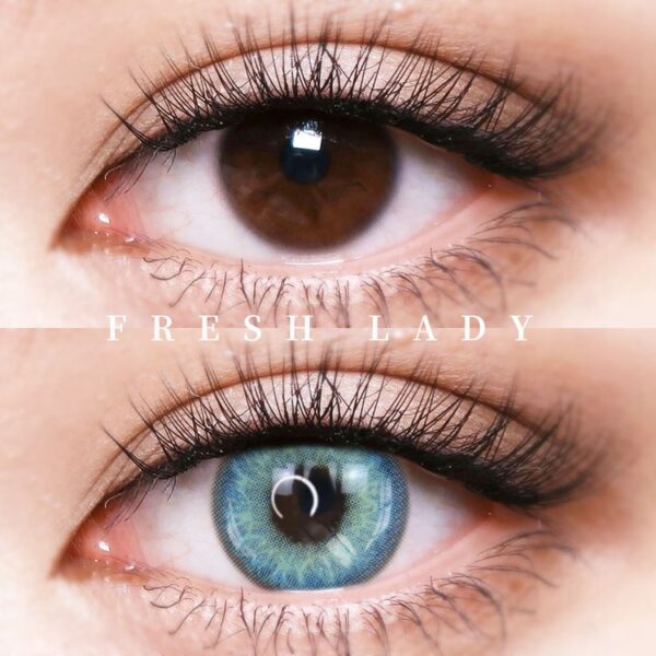 Himalaya Blue Contact Lenses + Free case - Image 2