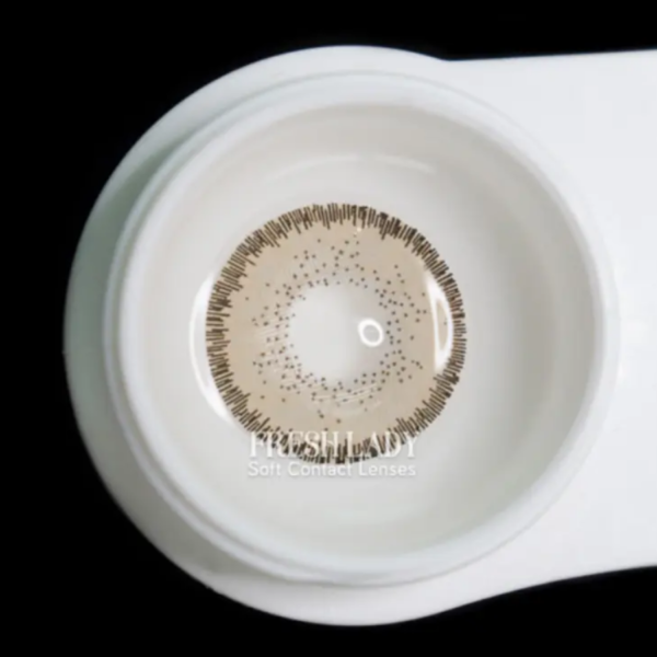 Magic Brown Hazel Contact Lenses + Free case - Image 2