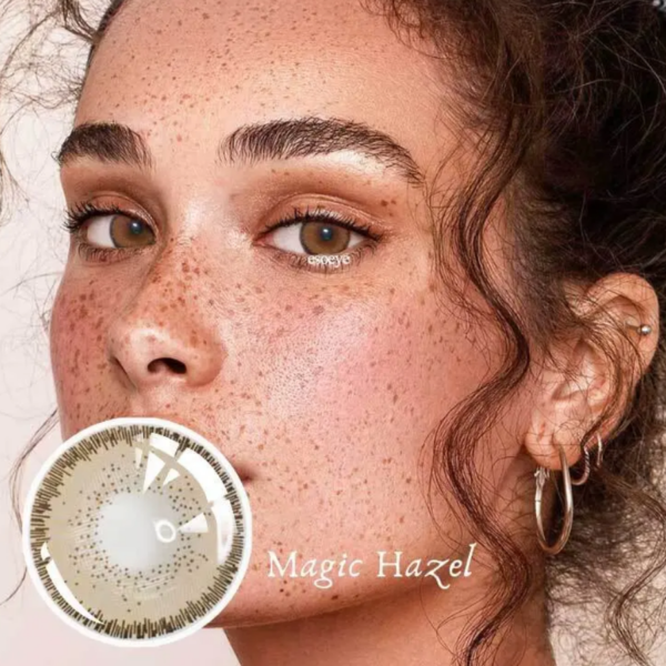 Magic Brown Hazel Contact Lenses + Free case