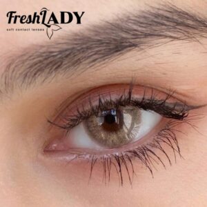 Wildcat Brown Coloured Contact Lenses + Free case