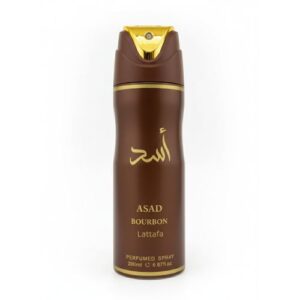 Lattafa Asad Bourbon Perfume Body Spray – 200ml (Men)